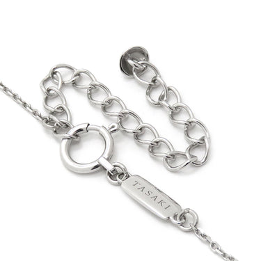 TASAKI TASAKI アブストラクト スター ルーチェ パールホワイト×ホワイトゴールド K18WG パール ダイヤモンド ネックレス 新品同様 750 WG ホワイトゴールド 星 パール ダイヤモンド