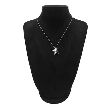 TASAKI TASAKI アブストラクト スター ルーチェ パールホワイト×ホワイトゴールド K18WG パール ダイヤモンド ネックレス 新品同様 750 WG ホワイトゴールド 星 パール ダイヤモンド