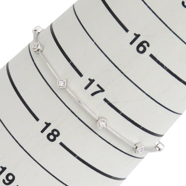 TASAKI TASAKI ホワイトゴールド K18WG ダイヤモンド ブレスレット Au750 18K 8P ダイヤモンド