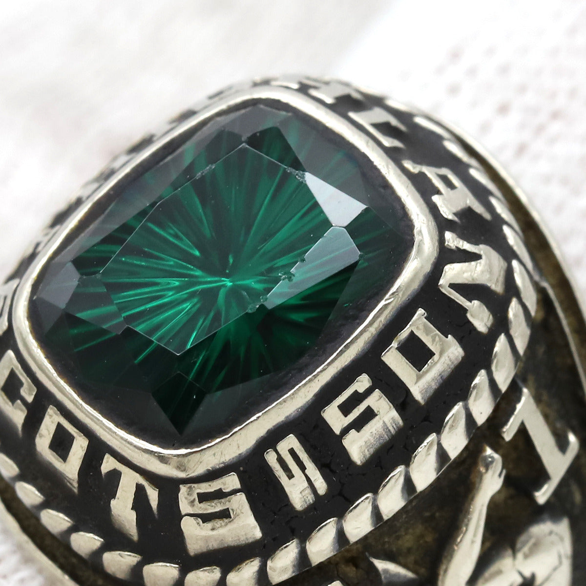 ジャスティン JOSTENS カレッジリング coalinga sh ジャスティンズ JOSTENS カレッジリング ホワイトゴールド K10WG