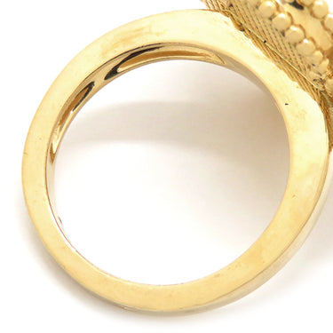 ヴァンクリーフアーペル Van Cleef & Arpels マジック アルハンブラ グレーXイエローゴールド K18YG ダイヤモンド グレーマザーオブパール #53(JP13) リング 指輪 シェル 12.5号