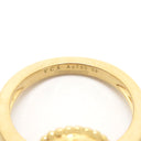 ヴァンクリーフアーペル Van Cleef & Arpels マジック アルハンブラ グレーXイエローゴールド K18YG ダイヤモンド グレーマザーオブパール #53(JP13) リング 指輪 シェル 12.5号