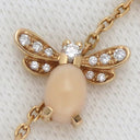 ショーメ CHAUMET アトラップ モア ビー 081714-000 ピンクゴールド K18PG ガーネット ピンクオパール ダイヤモンド ブレスレット ハチモチーフ