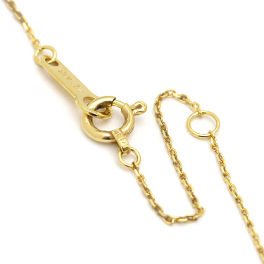 4℃ 4℃ K18 イエローゴールド ツイン パール ネックレス イエローゴールド K18YG パール ネックレス K18YG 750 真珠