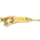 4℃ 4℃ K18 イエローゴールド ツイン パール ネックレス イエローゴールド K18YG パール ネックレス K18YG 750 真珠