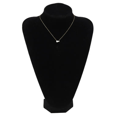 4℃ 4℃ K18 イエローゴールド ツイン パール ネックレス イエローゴールド K18YG パール ネックレス K18YG 750 真珠