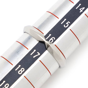 ティファニー Tiffany & Co ネスティング ナロー バンドリング プラチナシルバー Pt950 リング 指輪 T＆Co. プラチナ ブライダルリング マリッジリング 16号