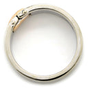 ダミアーニ DAMIANI ロゴ リング ピンクゴールド×ホワイトゴールド K18PG K18WG ダイヤモンド リング 指輪 PG×WG コンビ 1P ダイヤモンド 16号