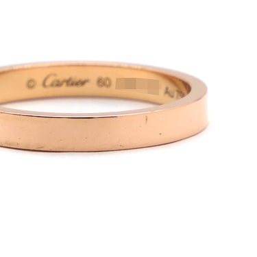 カルティエ Cartier C ドゥ カルティエ ピンクゴールド K18PG #60(JP19) リング 指輪 ウェディングリング ピンクゴールド 18K PG 19号