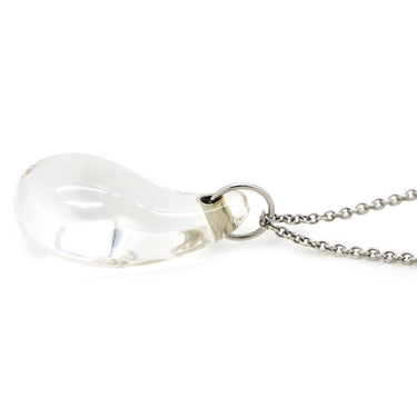 ティファニー Tiffany & Co ティアドロップ プラチナシルバー Pt950 ロッククリスタル ネックレス T&Co. エルサペレッティ
