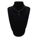 ティファニー Tiffany & Co バイ ザ ヤード 3ドロップ ダイヤモンド プラチナシルバー Pt950 ダイヤモンド ネックレス 3P