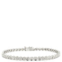 ノンブランド NON BRAND テニスブレスレット ホワイトゴールド K18WG ダイヤモンド ブレスレット ダイヤブレス