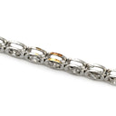 ノンブランド NON BRAND テニスブレスレット ホワイトゴールド K18WG ダイヤモンド ブレスレット ダイヤブレス