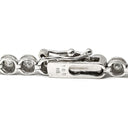 ノンブランド NON BRAND テニスブレスレット ホワイトゴールド K18WG ダイヤモンド ブレスレット ダイヤブレス