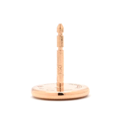 エルメス HERMES エクスリブリス TPM ピンクゴールド K18PG ピアス Au750 ローズゴールド