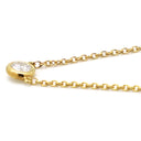 ティファニー Tiffany & Co バイザヤード シングルダイヤモンド ペンダント イエローゴールド K18YG ダイヤモンド ネックレス 750YG T&Co. 1石 エルサペレッティ