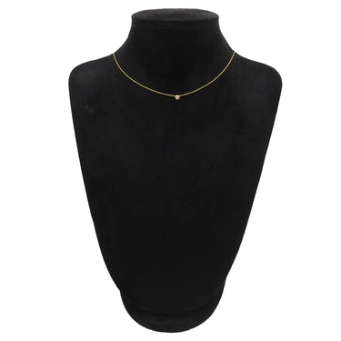 ティファニー Tiffany & Co バイザヤード シングルダイヤモンド ペンダント イエローゴールド K18YG ダイヤモンド ネックレス 750YG T&Co. 1石 エルサペレッティ