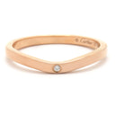 カルティエ Cartier バレリーナ カーブ CRB4098655 ピンクゴールド K18PG ダイヤモンド #55(JP15) リング 指輪 3Pダイヤ 14号