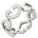 カルティエ Cartier Cハート ダイヤ ホワイトゴールド K18WG ダイヤモンド ＃48(JP8) リング 指輪 750 WG 18金 18K 8号