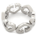 カルティエ Cartier Cハート ダイヤ ホワイトゴールド K18WG ダイヤモンド ＃48(JP8) リング 指輪 750 WG 18金 18K 8号