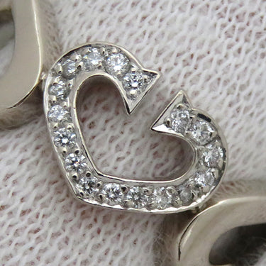 カルティエ Cartier Cハート ダイヤ ホワイトゴールド K18WG ダイヤモンド ＃48(JP8) リング 指輪 750 WG 18金 18K 8号