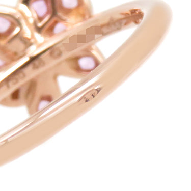 カルティエ Cartier カレス ドルキデ パル カルティエ B4096048 ピンクゴールド K18PG ピンクサファイア ダイヤモンド #48(JP8) リング 指輪 Au750 PG 蘭モチーフ 8号
