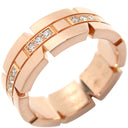 カルティエ Cartier タンクフランセーズ スモール ピンクゴールド K18PG #50(JP10) リング 指輪 AU750 18KPG 10号