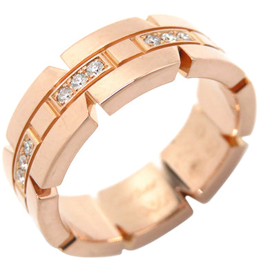 カルティエ Cartier タンクフランセーズ スモール ピンクゴールド K18PG #50(JP10) リング 指輪 AU750 18KPG 10号