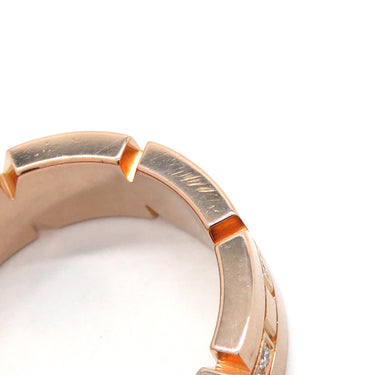 カルティエ Cartier タンクフランセーズ スモール ピンクゴールド K18PG #50(JP10) リング 指輪 AU750 18KPG 10号