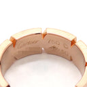 カルティエ Cartier タンクフランセーズ スモール ピンクゴールド K18PG #50(JP10) リング 指輪 AU750 18KPG 10号