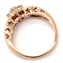 ポンテヴェキオ Ponte Vecchio ダイヤ リング　 ピンクゴールド K18PG ダイヤモンド リング 指輪 750PG 6P フラワー 8号