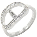 エルメス HERMES シェーヌダンクル コントゥール MM H123603B 00052 ホワイトゴールド K18WG ダイヤモンド #52(JP12) リング 指輪 750AU 11.5号