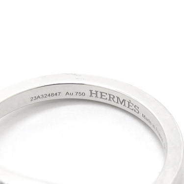 エルメス HERMES シェーヌダンクル コントゥール MM H123603B 00052 ホワイトゴールド K18WG ダイヤモンド #52(JP12) リング 指輪 750AU 11.5号