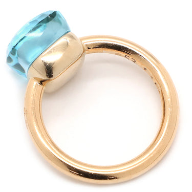 ポメラート Pomellato ヌード クラシックリング PAA1100 ブルーXイエローゴールド K18YG ブルートパーズ #53(JP13) リング 指輪 750 18K YG 9.5号