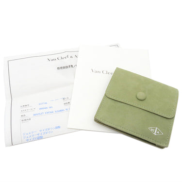 ヴァンクリーフアーペル Van Cleef & Arpels ヴィンテージアルハンブラ VCARD35500 レッド×イエローゴールド K18YG カーネリアン ブレスレット 赤 750YG 18金 5モチーフ