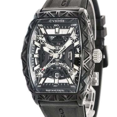 腕時計 クストス CVSTOS チャレンジ ギュスターヴ エッフェル CVT-EIFFEL-CPTT BST 自動巻き メンズ ブラックPVD SS 限定30本