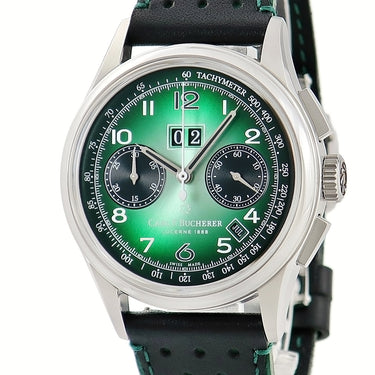 腕時計 カール F ブヘラ Carl F. Bucherer ヘリテージ バイコンパックス アニュアル ロンドン 00.10803.08.92.92 自動巻き メンズ 緑 限定