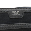 エルメス HERMES メッセンジャー オールバック ブラック スイフト トワルビヴァーク ショルダーバッグ シルバー金具 黒