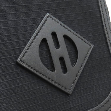 エルメス HERMES メッセンジャー オールバック ブラック スイフト トワルビヴァーク ショルダーバッグ シルバー金具 黒