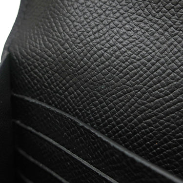 エルメス HERMES ケリーウォレット ロング ブラック ヴォーエプソン 長財布 シルバー金具 黒