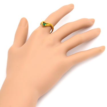 カレライカレラ Carrera y Carrera ハンドモチーフ エメラルドリング イエローゴールド K18YG エメラルド リング 指輪 18金 750 イエローゴールド 手モチーフ 12号