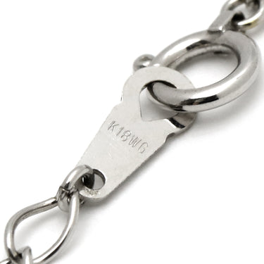 TASAKI TASAKI ブルートパーズ ダイヤ ブルーXホワイトゴールド K18WG ブルートパーズ ダイヤモンド ネックレス バケットカット 750WG