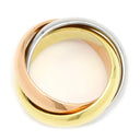 カルティエ Cartier トリニティ ホワイトゴールドXイエローゴールドXピンクゴールド K18WG K18YG K18PG #47(JP7) リング 指輪 3連 3カラー