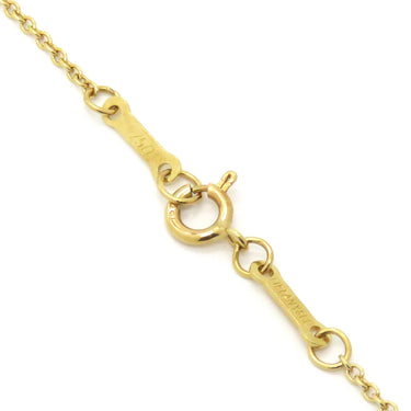 ティファニー Tiffany & Co ダブル ティアドロップ イエローゴールド K18YG ネックレス エルサペレッティ 18K T&Co.