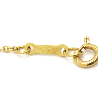 ティファニー Tiffany & Co ダブル ティアドロップ イエローゴールド K18YG ネックレス エルサペレッティ 18K T&Co.