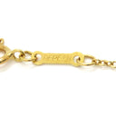 ティファニー Tiffany & Co ダブル ティアドロップ イエローゴールド K18YG ネックレス エルサペレッティ 18K T&Co.