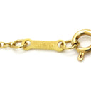 ティファニー Tiffany & Co ダブル ティアドロップ イエローゴールド K18YG ネックレス エルサペレッティ 18K T&Co.