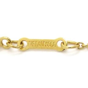 ティファニー Tiffany & Co ダブル ティアドロップ イエローゴールド K18YG ネックレス エルサペレッティ 18K T&Co.