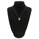 ティファニー Tiffany & Co ダブル ティアドロップ イエローゴールド K18YG ネックレス エルサペレッティ 18K T&Co.