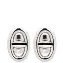 エルメス HERMES ファランドール ホワイトゴールド K18WG ピアス 750 K18WG ホワイトゴールド シェーヌダンクル